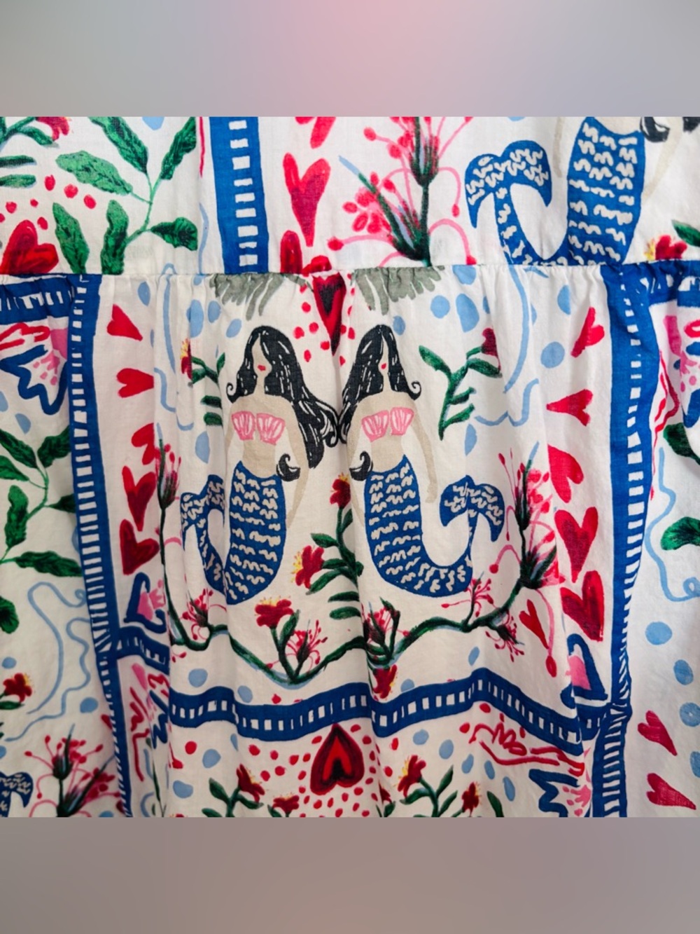 LOFT Floral Patchwork Midi Dress - Picture 4 of 5